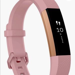 Rose Gold Fitbit Alta HR Smart Fitness Tracker